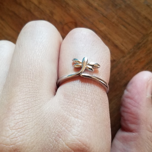 NWOT Sterling Silver Dragonfly Ring - Picture 5 of 8